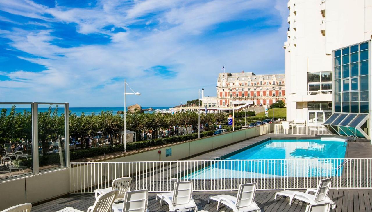 Superbe Studio Face A La Mer Acces Direct Plage Biarritz Luaran gambar